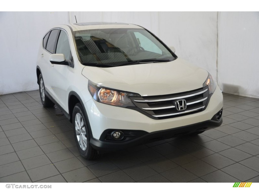 White Diamond Pearl Honda CR-V