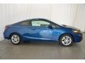 Dyno Blue Pearl - Civic LX Coupe Photo No. 6