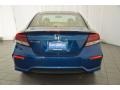 2014 Dyno Blue Pearl Honda Civic EX Coupe  photo #8