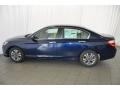 2014 Obsidian Blue Pearl Honda Accord LX Sedan  photo #8