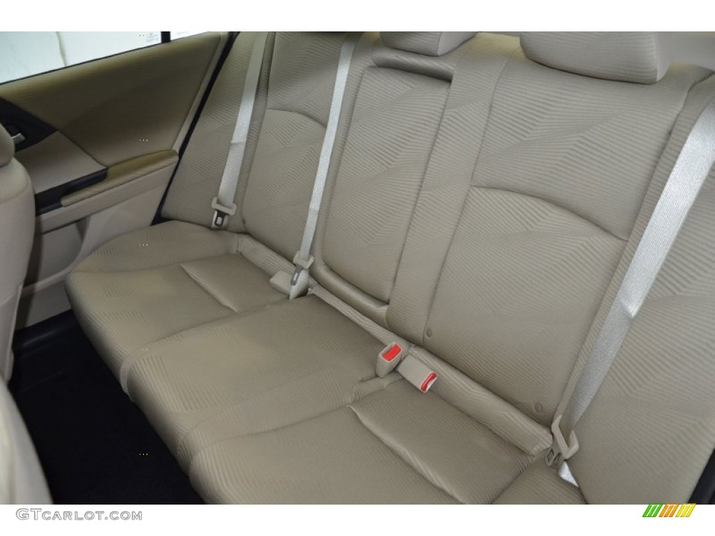 2014 Accord LX Sedan - Crystal Black Pearl / Ivory photo #27
