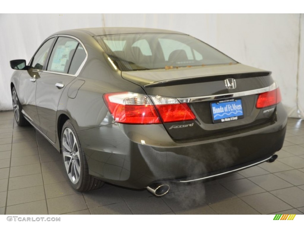 2014 Accord Sport Sedan - Hematite Metallic / Black photo #6