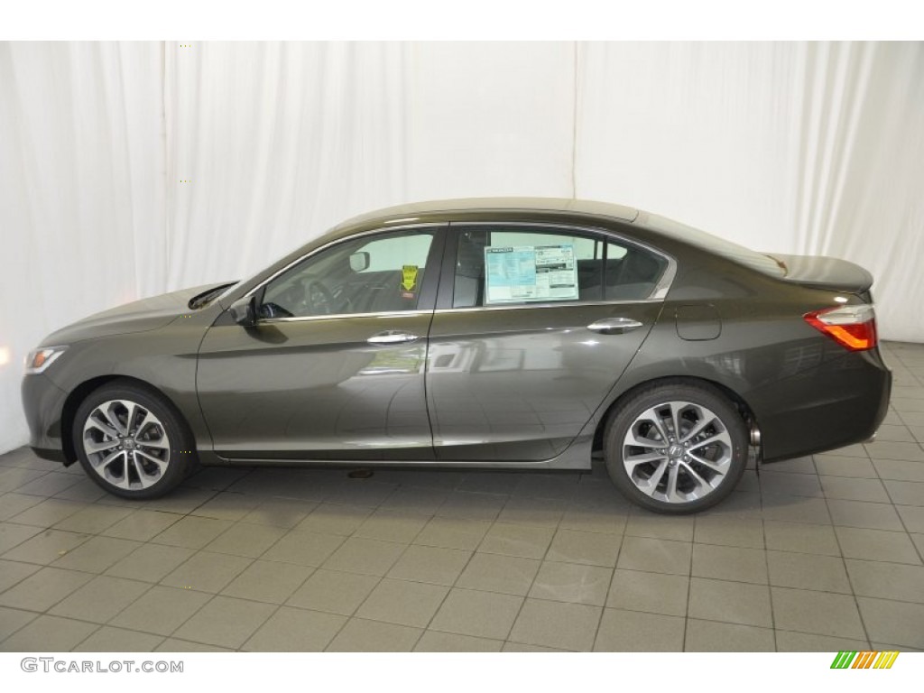 2014 Accord Sport Sedan - Hematite Metallic / Black photo #8