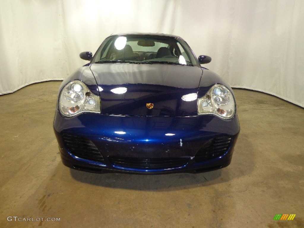 2003 911 Carrera 4S Coupe - Lapis Blue Metallic / Graphite Grey photo #2