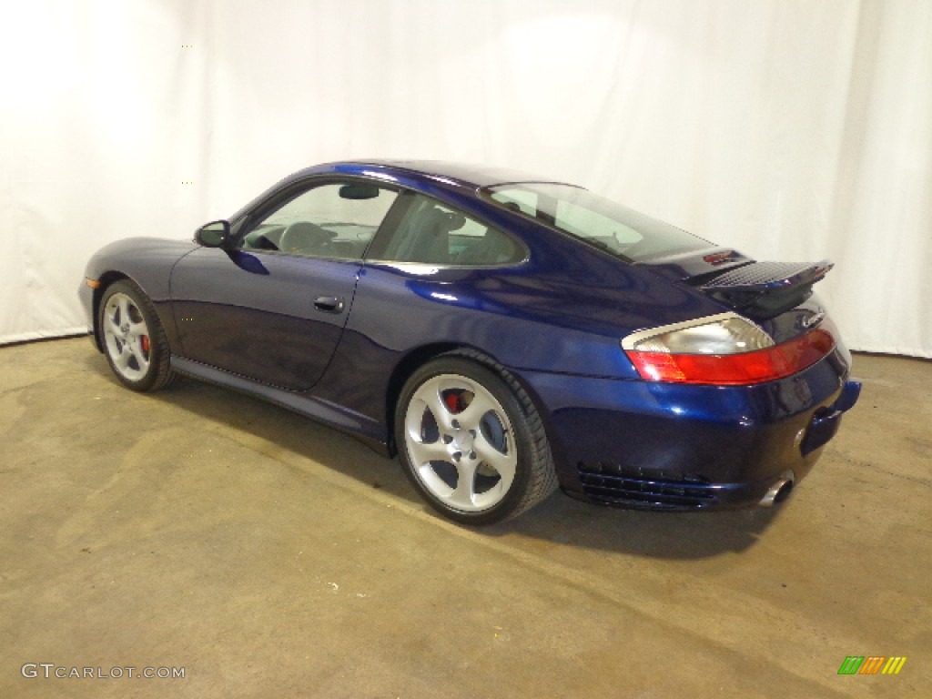 2003 911 Carrera 4S Coupe - Lapis Blue Metallic / Graphite Grey photo #18