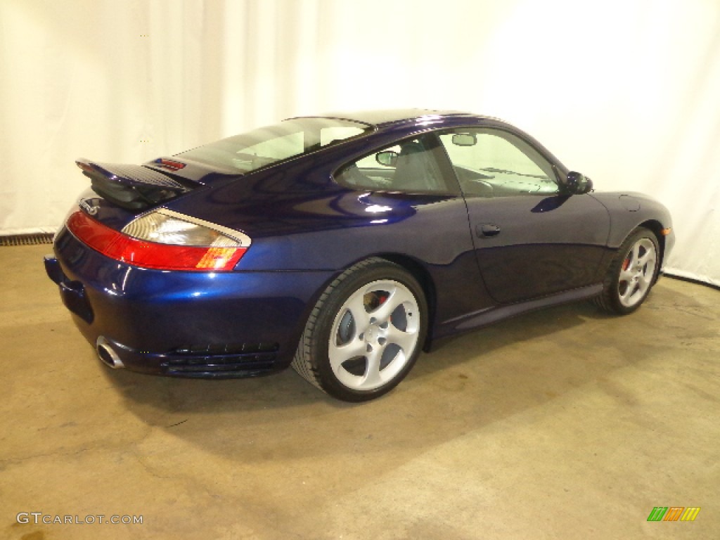2003 911 Carrera 4S Coupe - Lapis Blue Metallic / Graphite Grey photo #22