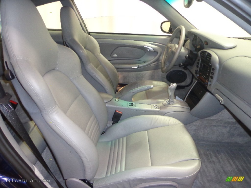 2003 911 Carrera 4S Coupe - Lapis Blue Metallic / Graphite Grey photo #33