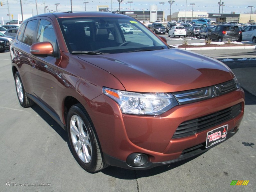 2014 Outlander GT S-AWC - Copper Metallic / Black photo #1