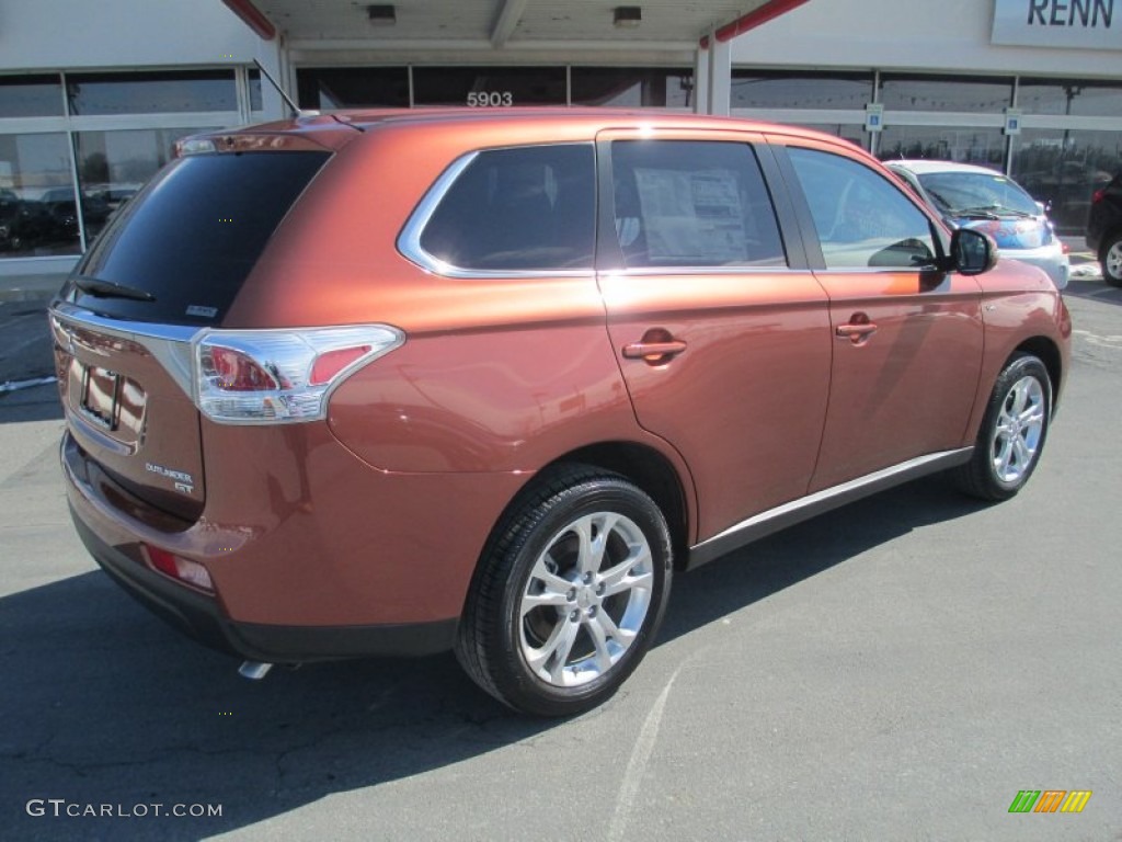 2014 Outlander GT S-AWC - Copper Metallic / Black photo #7