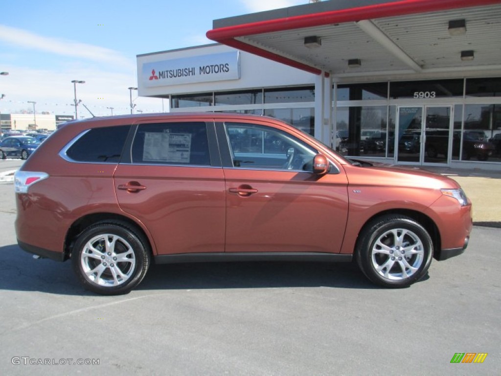 2014 Outlander GT S-AWC - Copper Metallic / Black photo #8