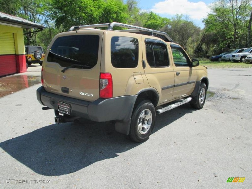 2001 Xterra SE V6 - Gold Rush Metallic / Sage photo #3