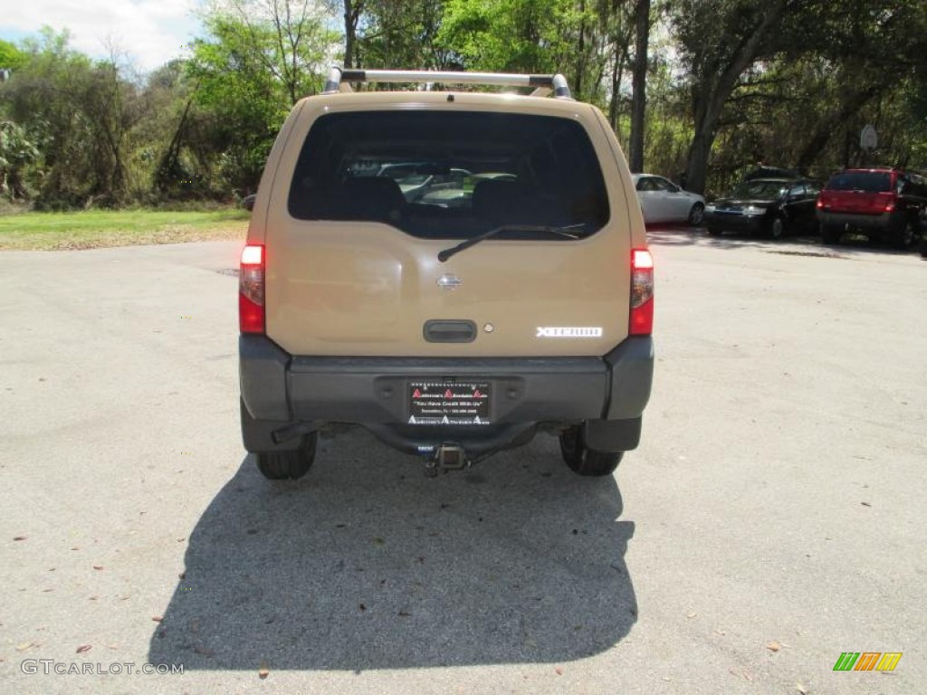 2001 Xterra SE V6 - Gold Rush Metallic / Sage photo #4
