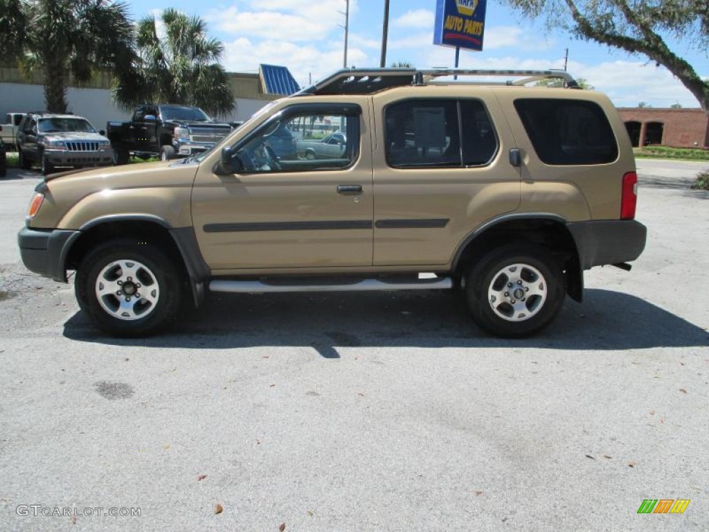 2001 Xterra SE V6 - Gold Rush Metallic / Sage photo #6