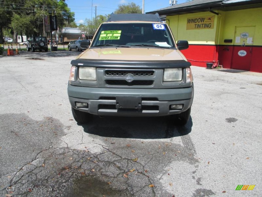 2001 Xterra SE V6 - Gold Rush Metallic / Sage photo #8