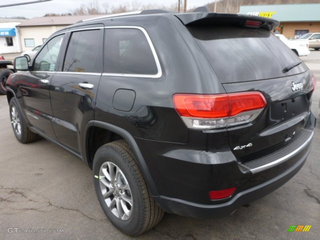 2014 Grand Cherokee Limited 4x4 - Black Forest Green Pearl / New Zealand Black/Light Frost photo #3