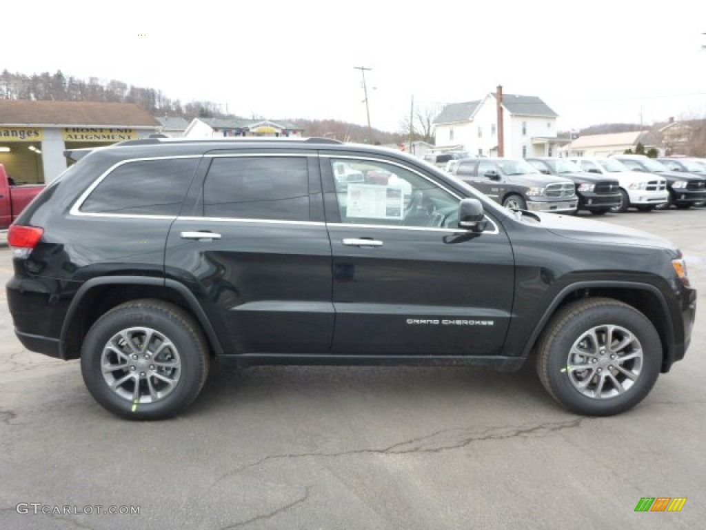 2014 Grand Cherokee Limited 4x4 - Black Forest Green Pearl / New Zealand Black/Light Frost photo #6