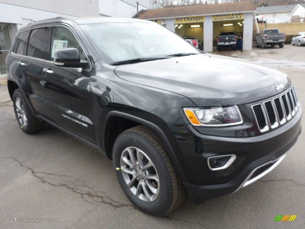 2014 Grand Cherokee Limited 4x4 - Black Forest Green Pearl / New Zealand Black/Light Frost photo #9