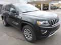 2014 Black Forest Green Pearl Jeep Grand Cherokee Limited 4x4  photo #9