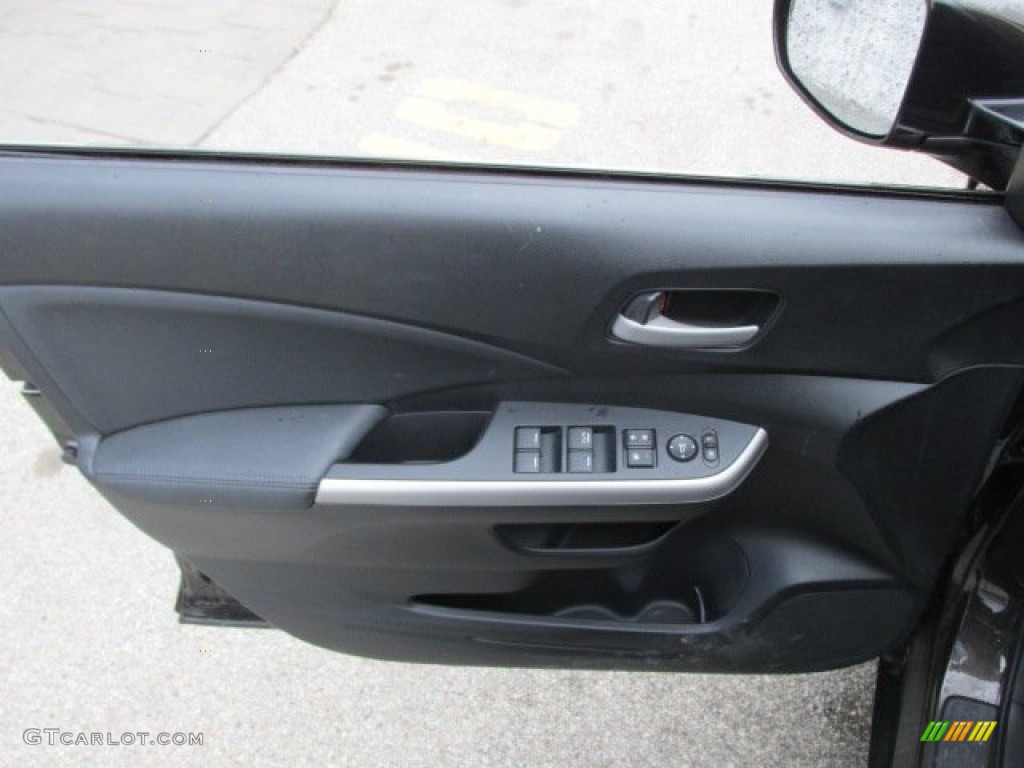 2013 CR-V EX-L AWD - Kona Coffee Metallic / Black photo #10