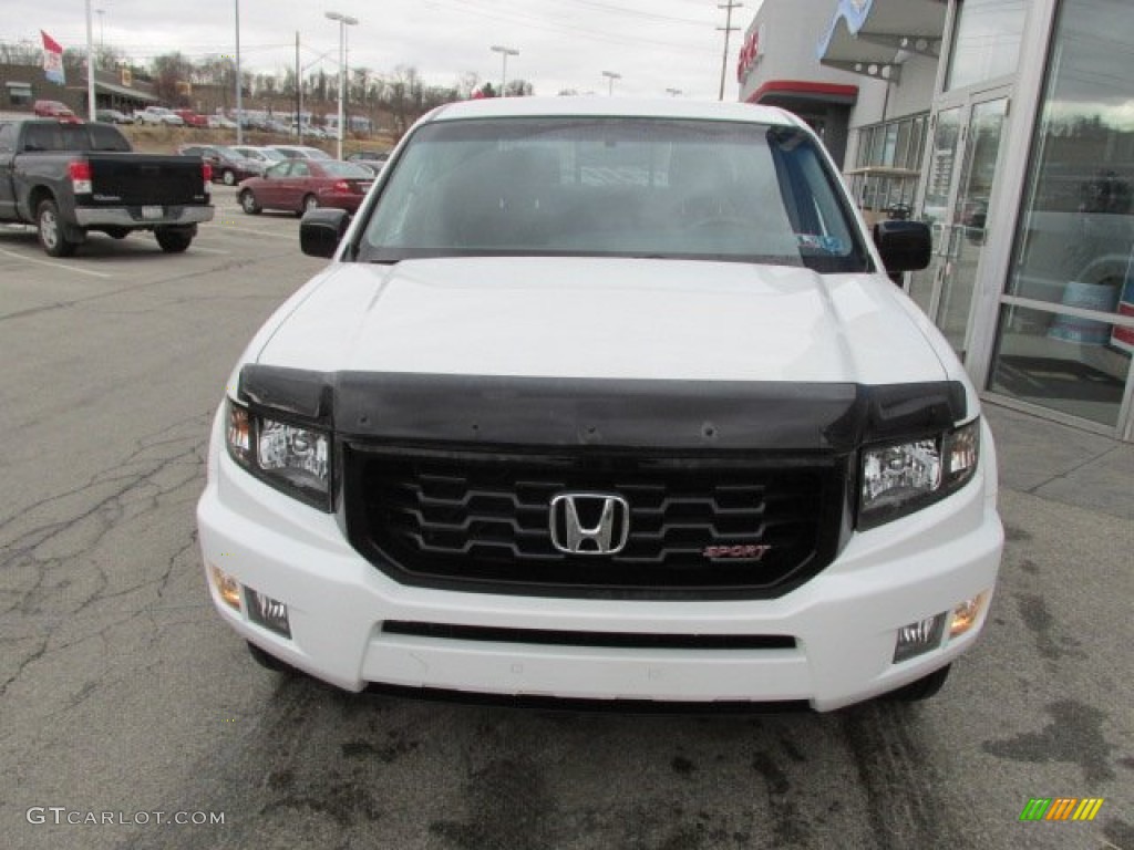 2012 Ridgeline Sport - White / Black photo #4