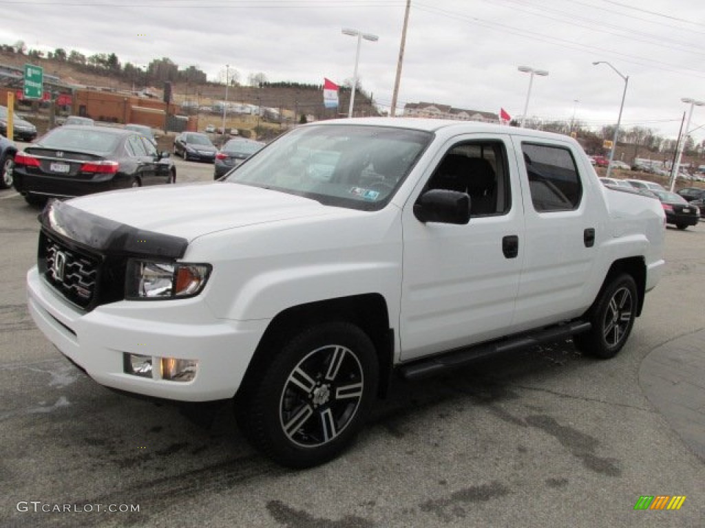 2012 Ridgeline Sport - White / Black photo #5
