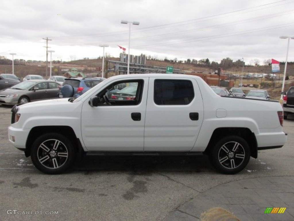 2012 Ridgeline Sport - White / Black photo #6