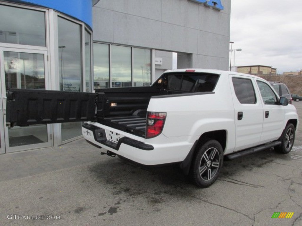2012 Ridgeline Sport - White / Black photo #10