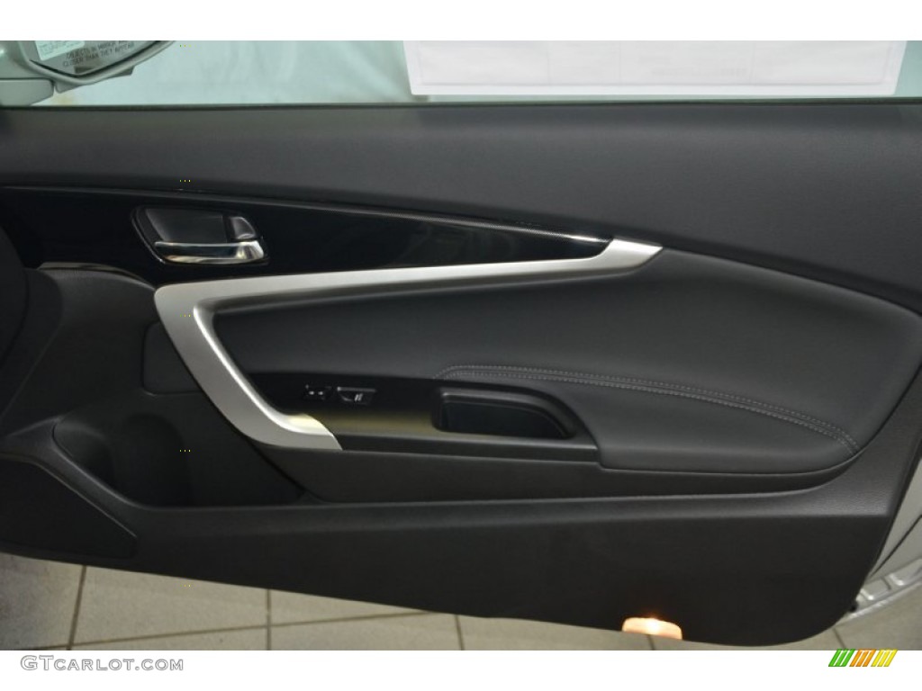 2014 Accord EX-L V6 Coupe - Alabaster Silver Metallic / Black photo #33
