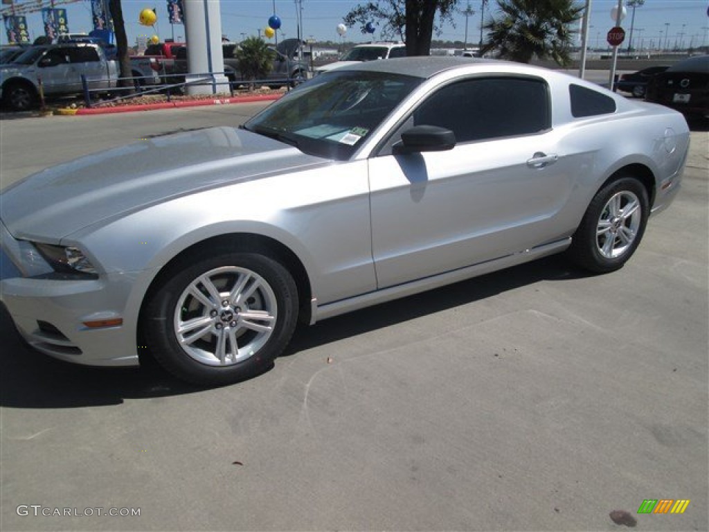 2014 Mustang V6 Coupe - Ingot Silver / Charcoal Black photo #1