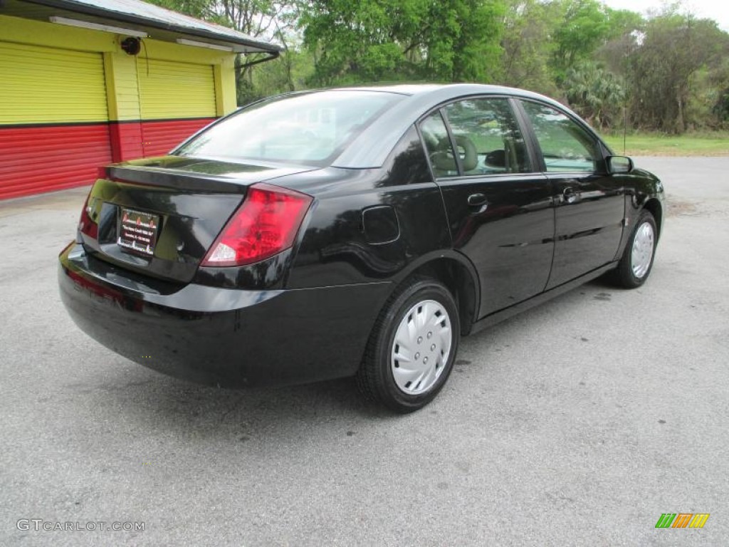 2003 ION 2 Sedan - Black / Tan photo #3