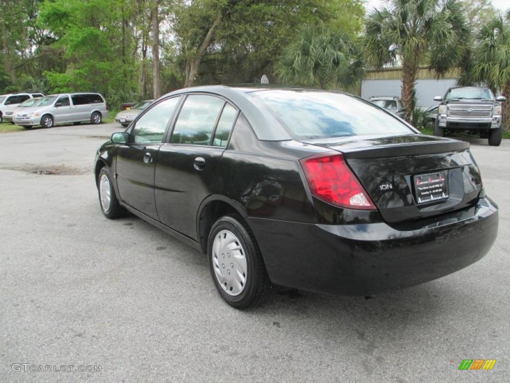 2003 ION 2 Sedan - Black / Tan photo #5