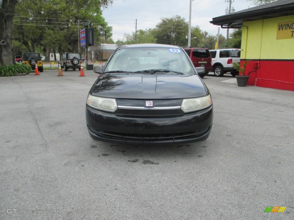 2003 ION 2 Sedan - Black / Tan photo #8