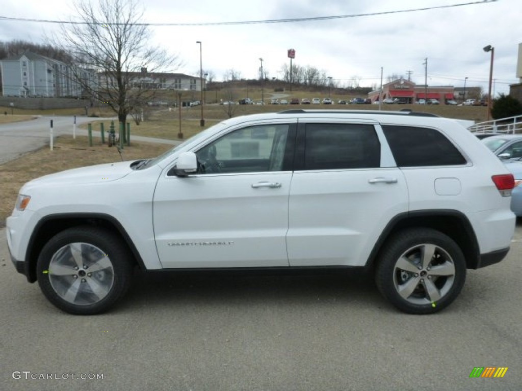 2014 Grand Cherokee Limited 4x4 - Bright White / New Zealand Black/Light Frost photo #2