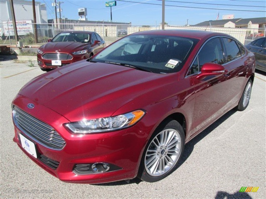2014 Fusion SE EcoBoost - Ruby Red / Charcoal Black photo #1