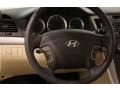2010 Hyundai Sonata Camel Interior Steering Wheel Photo
