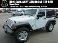 2014 Bright White Jeep Wrangler Sport 4x4  photo #1