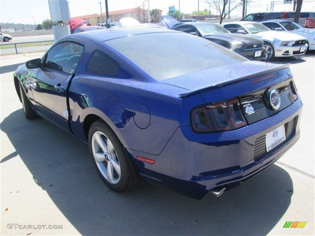 2014 Mustang GT Coupe - Deep Impact Blue / Charcoal Black photo #5