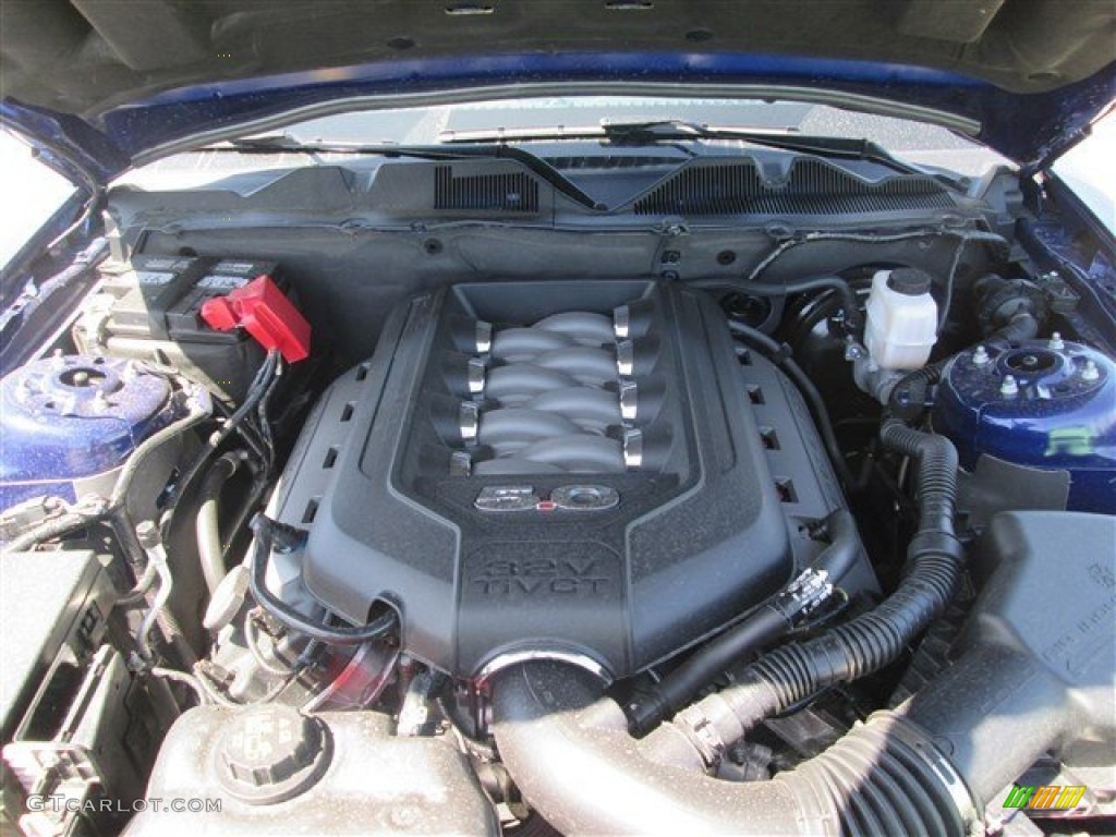 2014 Mustang GT Coupe - Deep Impact Blue / Charcoal Black photo #8