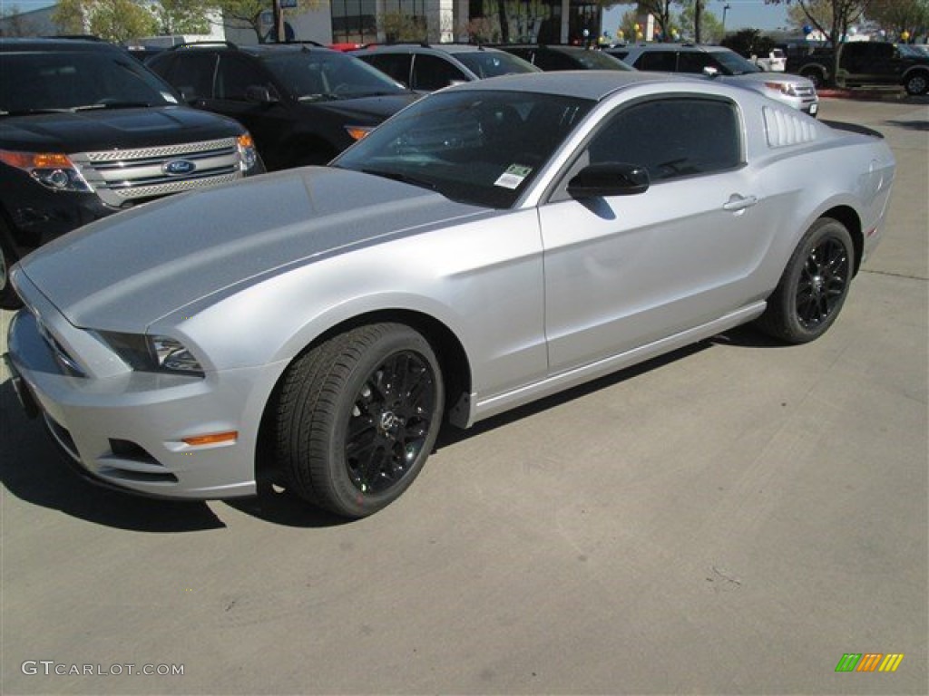 Ingot Silver 2014 Ford Mustang V6 Coupe Exterior Photo #91605099