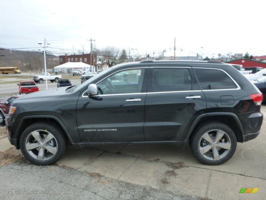 2014 Grand Cherokee Limited 4x4 - Black Forest Green Pearl / New Zealand Black/Light Frost photo #2