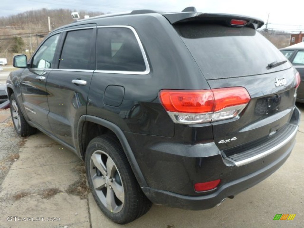 2014 Grand Cherokee Limited 4x4 - Black Forest Green Pearl / New Zealand Black/Light Frost photo #3