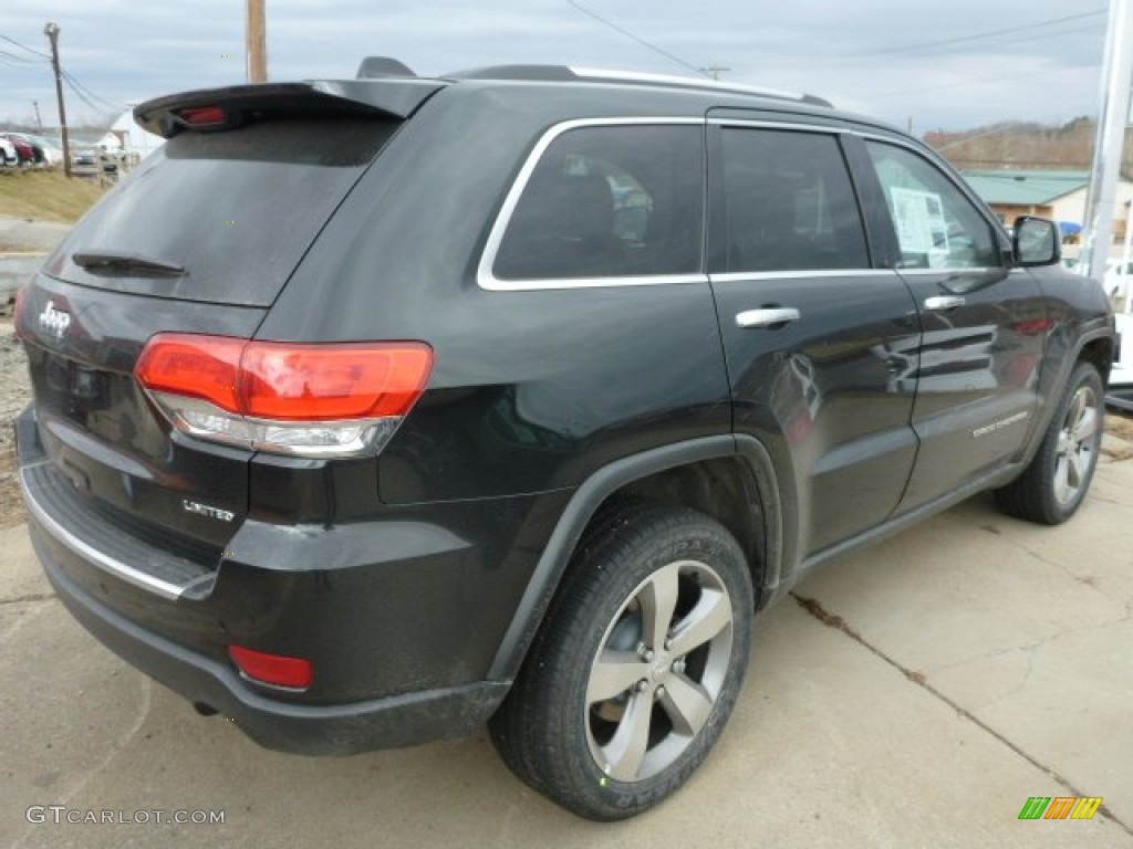 2014 Grand Cherokee Limited 4x4 - Black Forest Green Pearl / New Zealand Black/Light Frost photo #5
