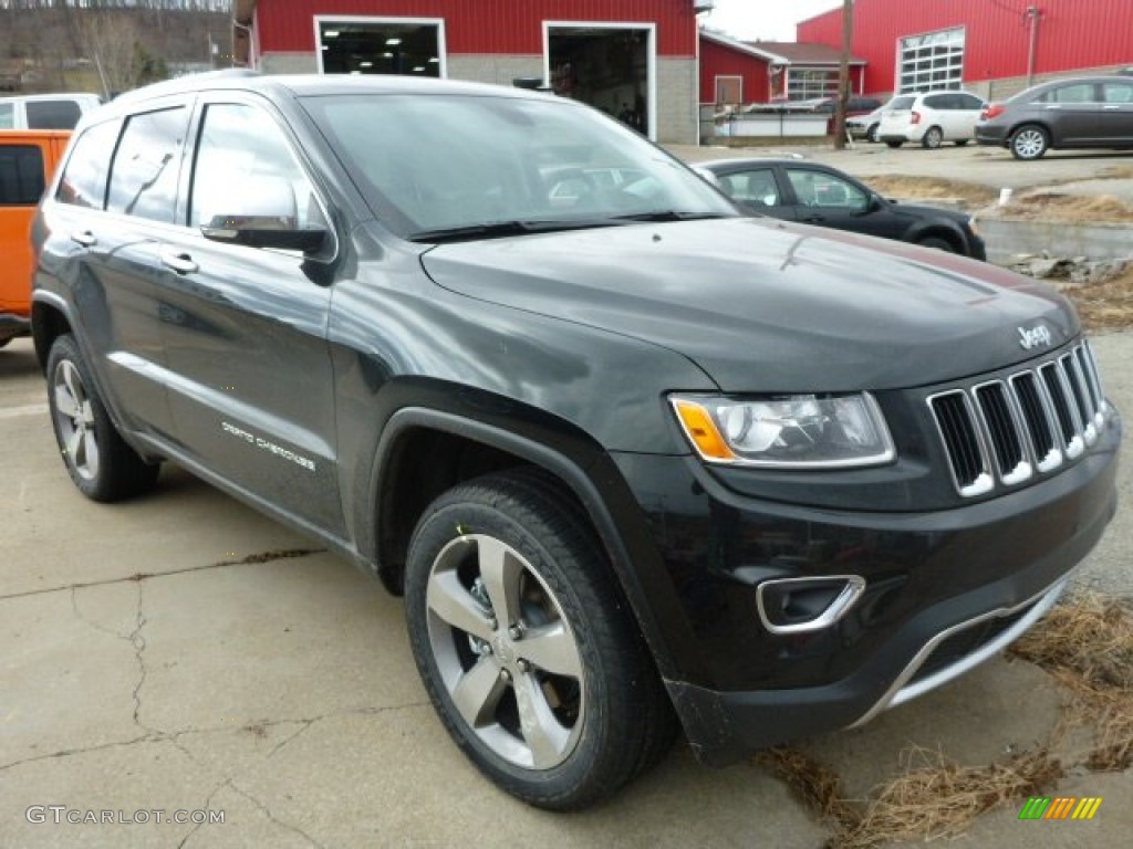 2014 Grand Cherokee Limited 4x4 - Black Forest Green Pearl / New Zealand Black/Light Frost photo #7