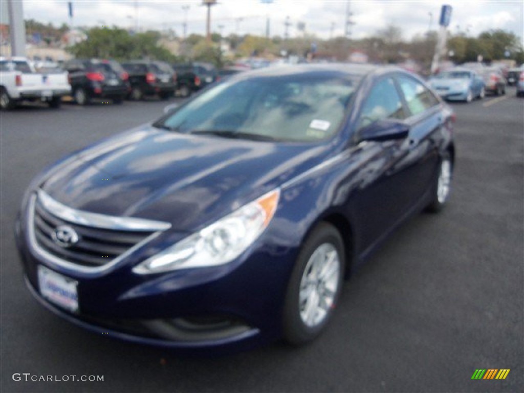 2014 Sonata GLS - Indigo Blue Pearl / Gray photo #1