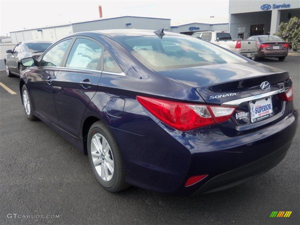 2014 Sonata GLS - Indigo Blue Pearl / Gray photo #5