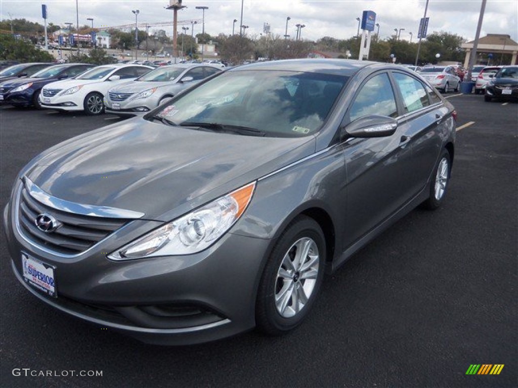 2014 Sonata GLS - Harbor Gray Metallic / Gray photo #1