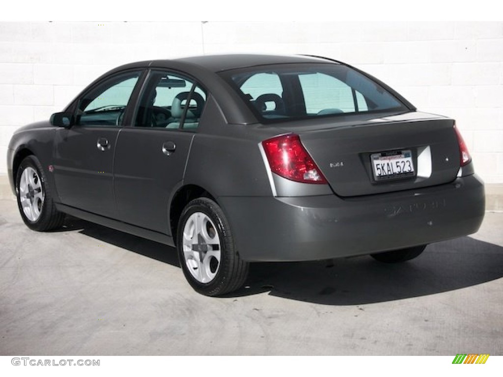 2004 ION 3 Sedan - Storm Grey / Grey photo #2