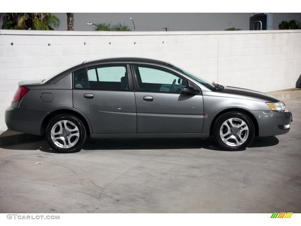 2004 ION 3 Sedan - Storm Grey / Grey photo #9