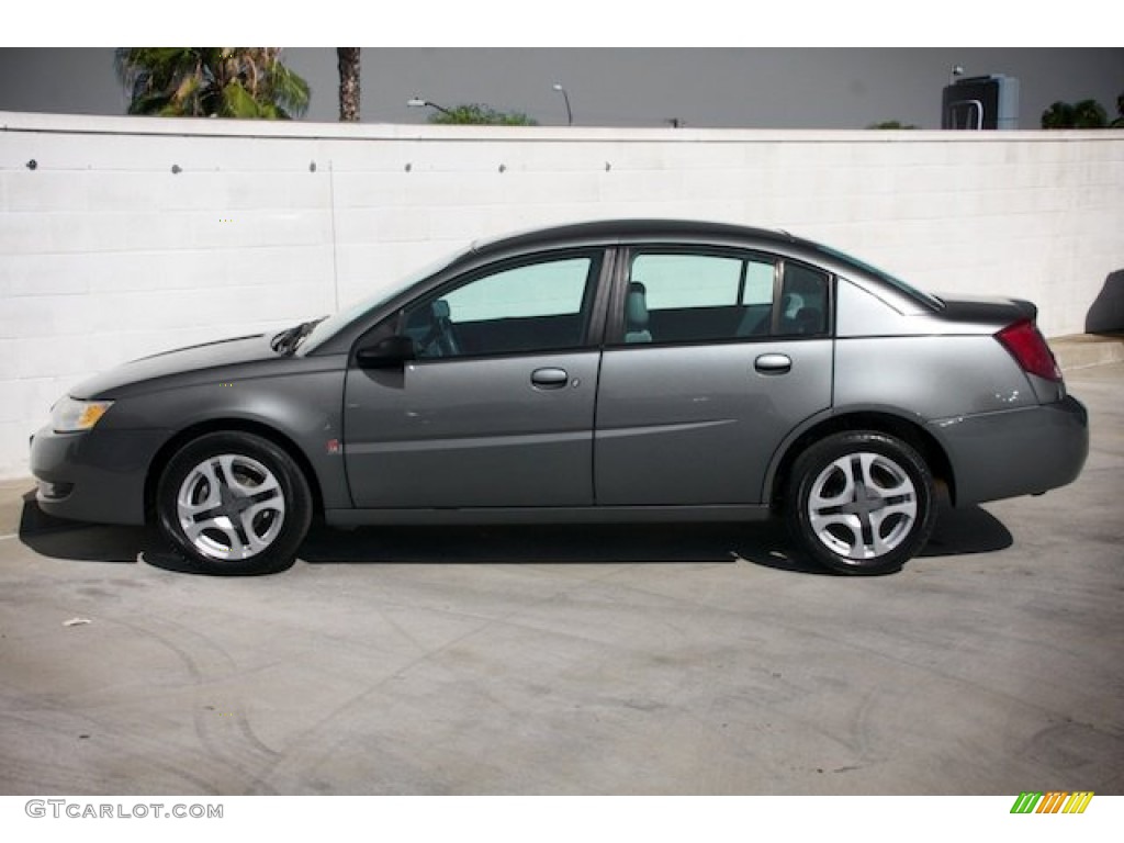 2004 ION 3 Sedan - Storm Grey / Grey photo #10