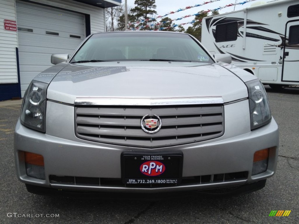 2004 CTS Sedan - Light Platinum / Light Gray/Ebony photo #4